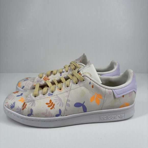 Adidas Stan Smith Plant Appreciation Day Women's 9 Cloud White Purple Sneakers‎ - Picture 9 of 16